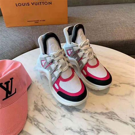 neon pink louis vuitton shoes|Louis Vuitton archlight pink.